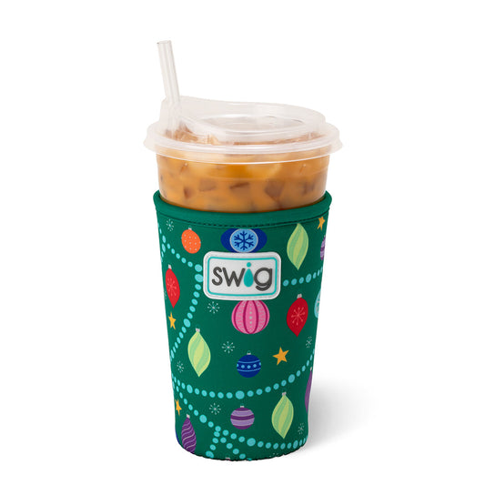 O Christmas Tree Iced up Coolie - 22 oz