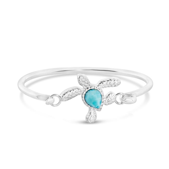 Sea Turtle Bracelet Larimar