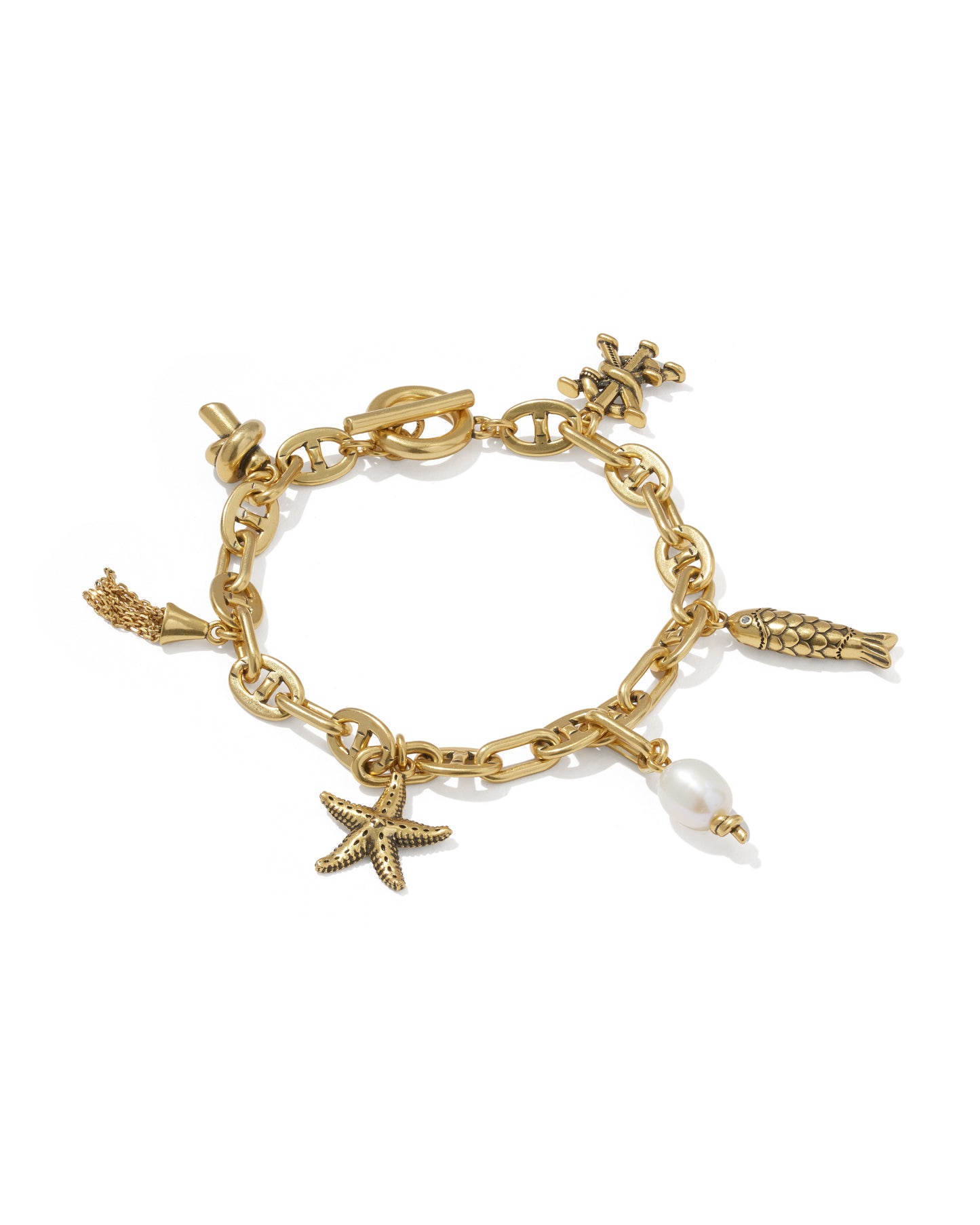 Parker Vintage Gold Charm Bracelet