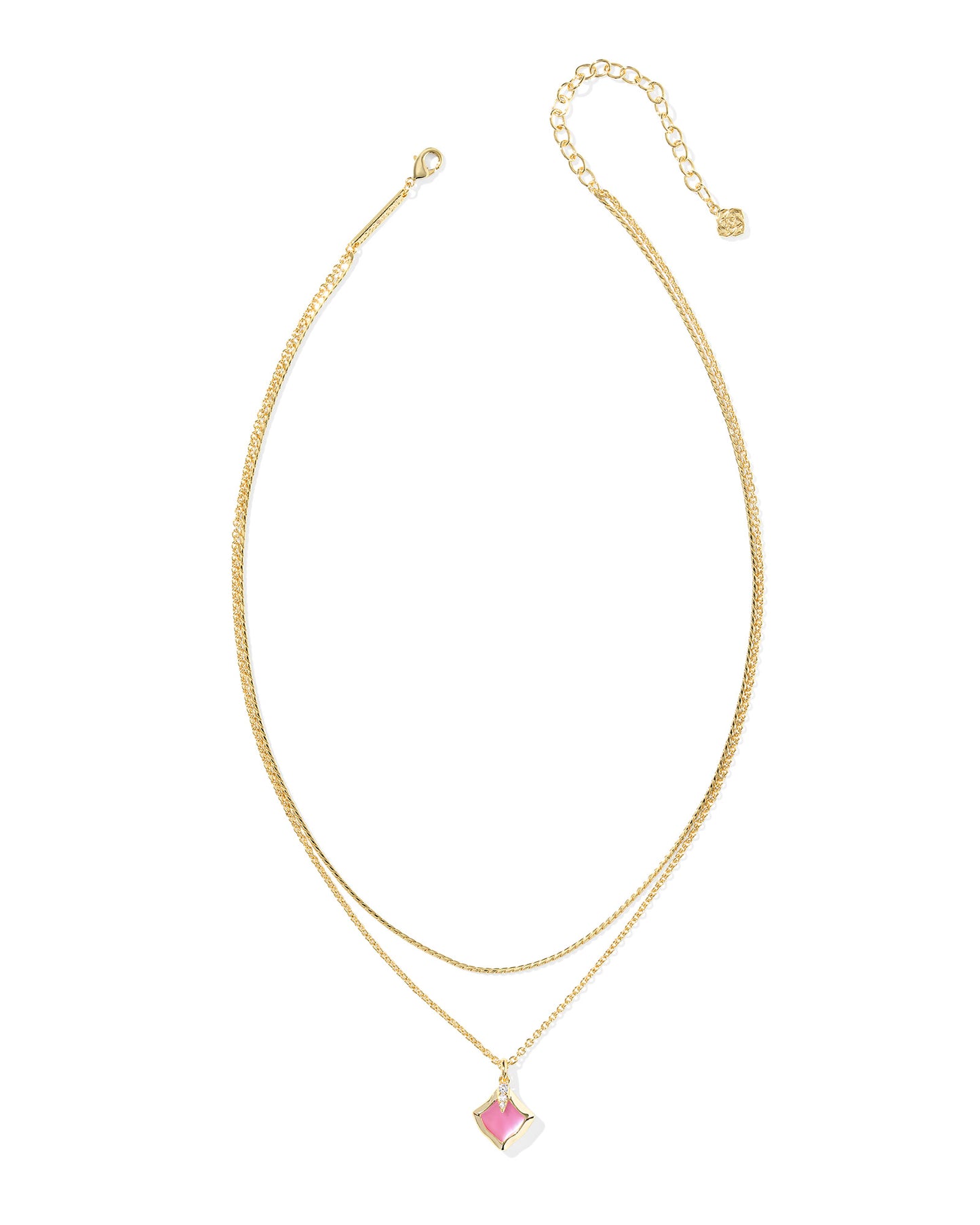 Joelle Gold Azalea Illusion Multi Strand Necklace