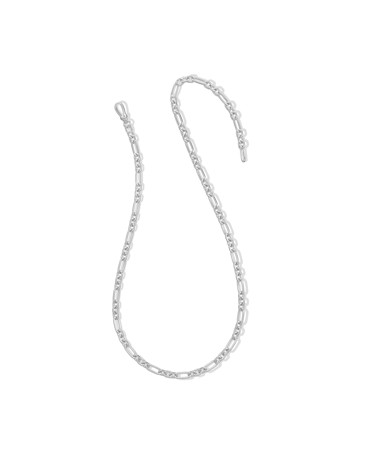 Embry Silver Small Link and Chain Necklace