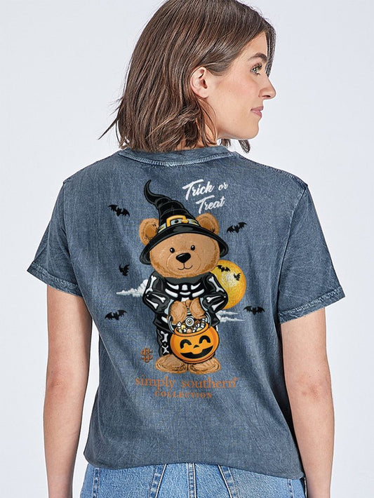 Trick or Treat Teddy Bear Tee