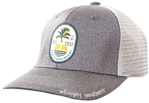 Colored Patch Palm Tree Hat