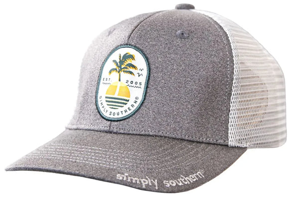 Colored Patch Palm Tree Hat