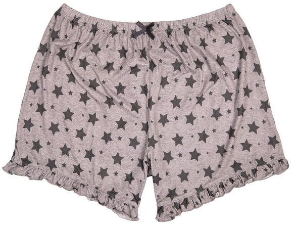 Ruffle Lounge Shorts - Star