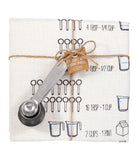Mud Pie - How To Measure Spoon and Towel Set