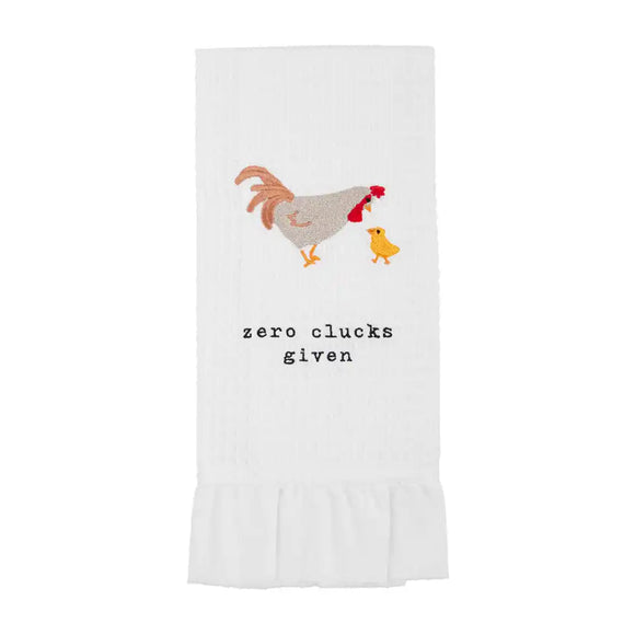 Rooster Ruffle Farm Towel