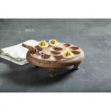 Pedestal Deviled Egg Tray Set