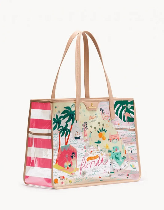 Florida Clear Beach Tote