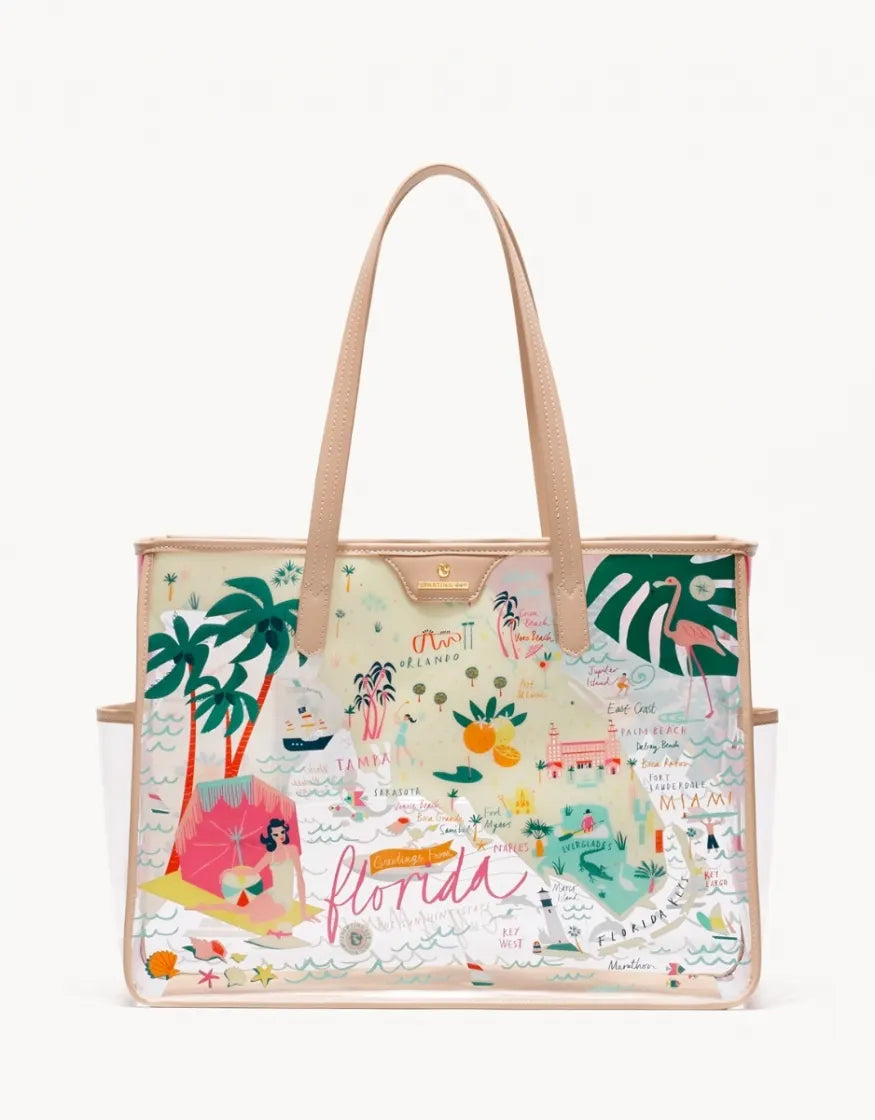 Florida Clear Beach Tote