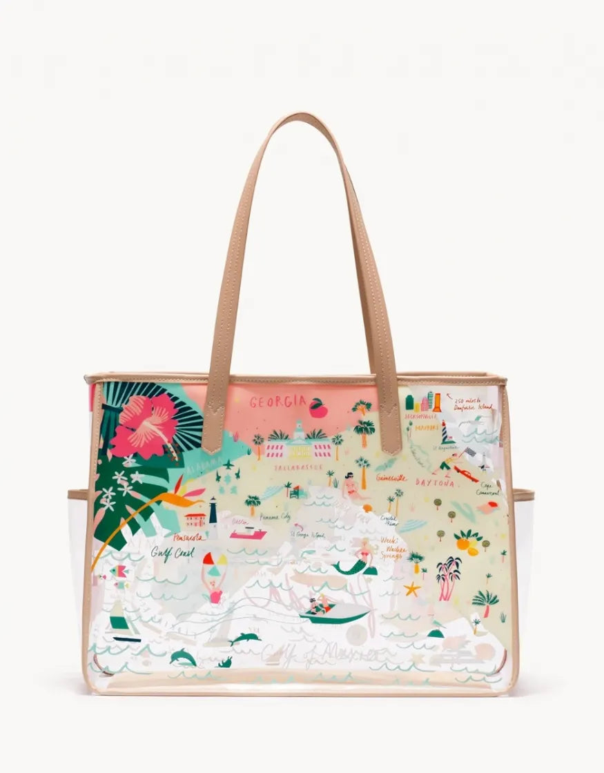 Florida Clear Beach Tote