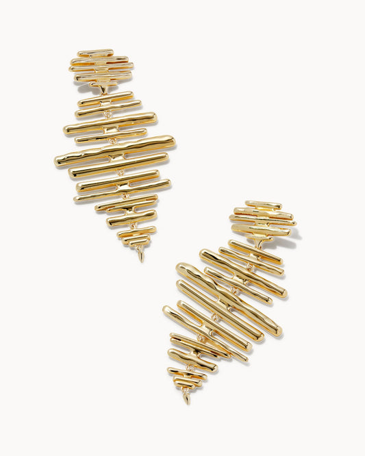 Madelyn Gold Statement Earrings