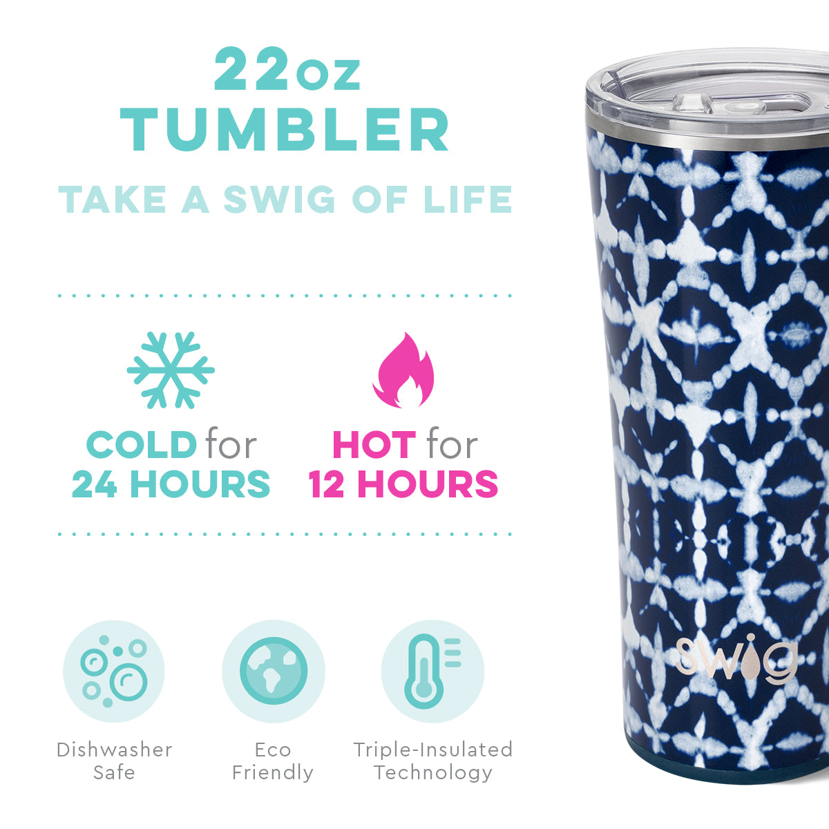 Indigo Isles Tumbler (22oz)