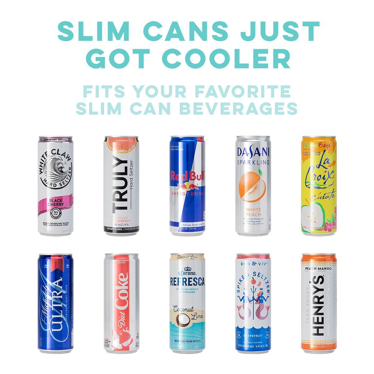 Fleur Nior Skinny Can Cooler (12oz)