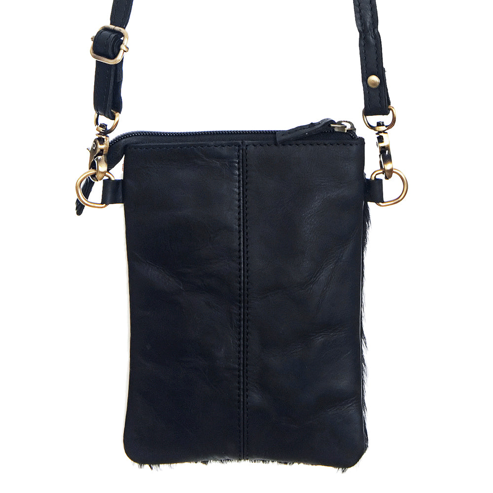 ADBG406BKW - Hair on Hide Crossbody