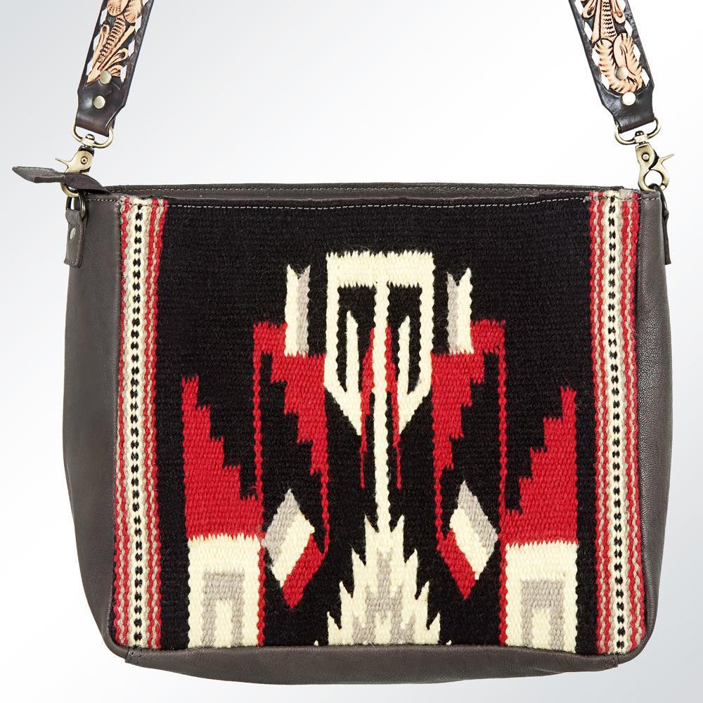 ADBGA175 - Red Saddle Blanket Tote