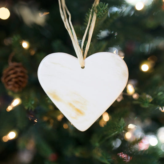 Heart Cow Horn Ornament
