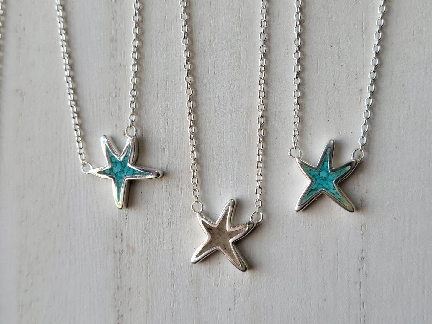 Delicate Starfish Stationary Necklace