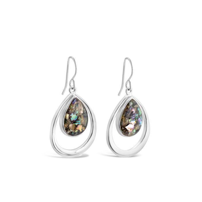 Teardrop Ripple Earrings