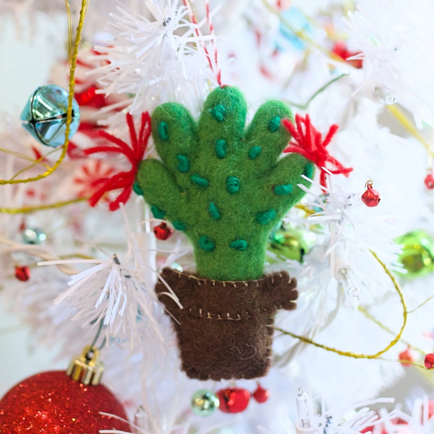 Potted Cactus Ornament