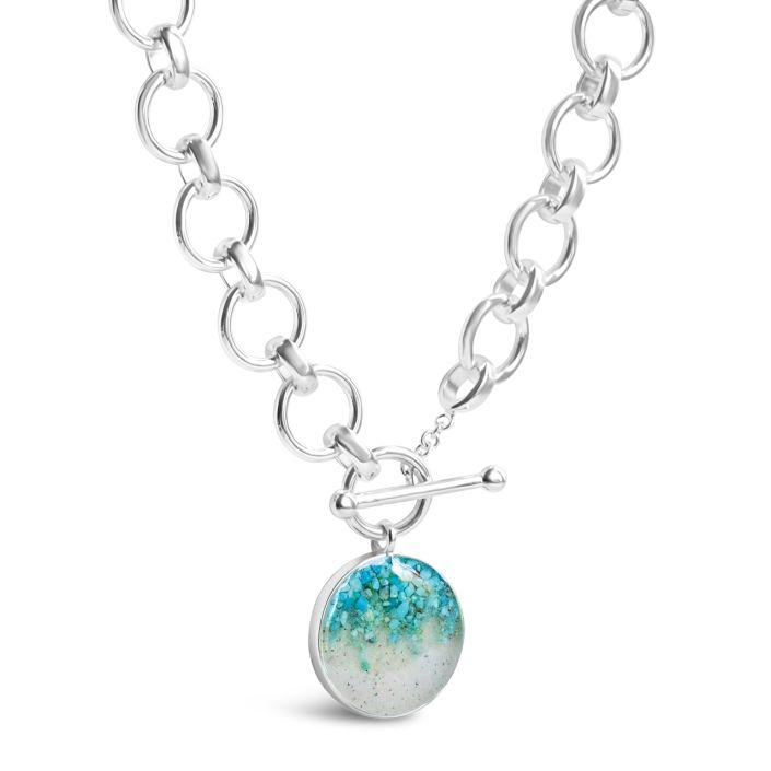 The Mediterranean Necklace - Turquoise Gradient