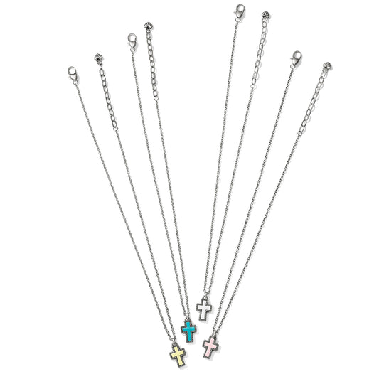 Dazzling Cross Petite Necklaces