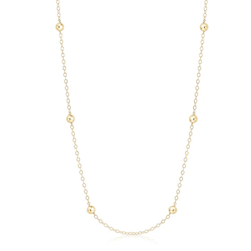 41" Necklace Simplicity Chain Gold - Classic 8mm