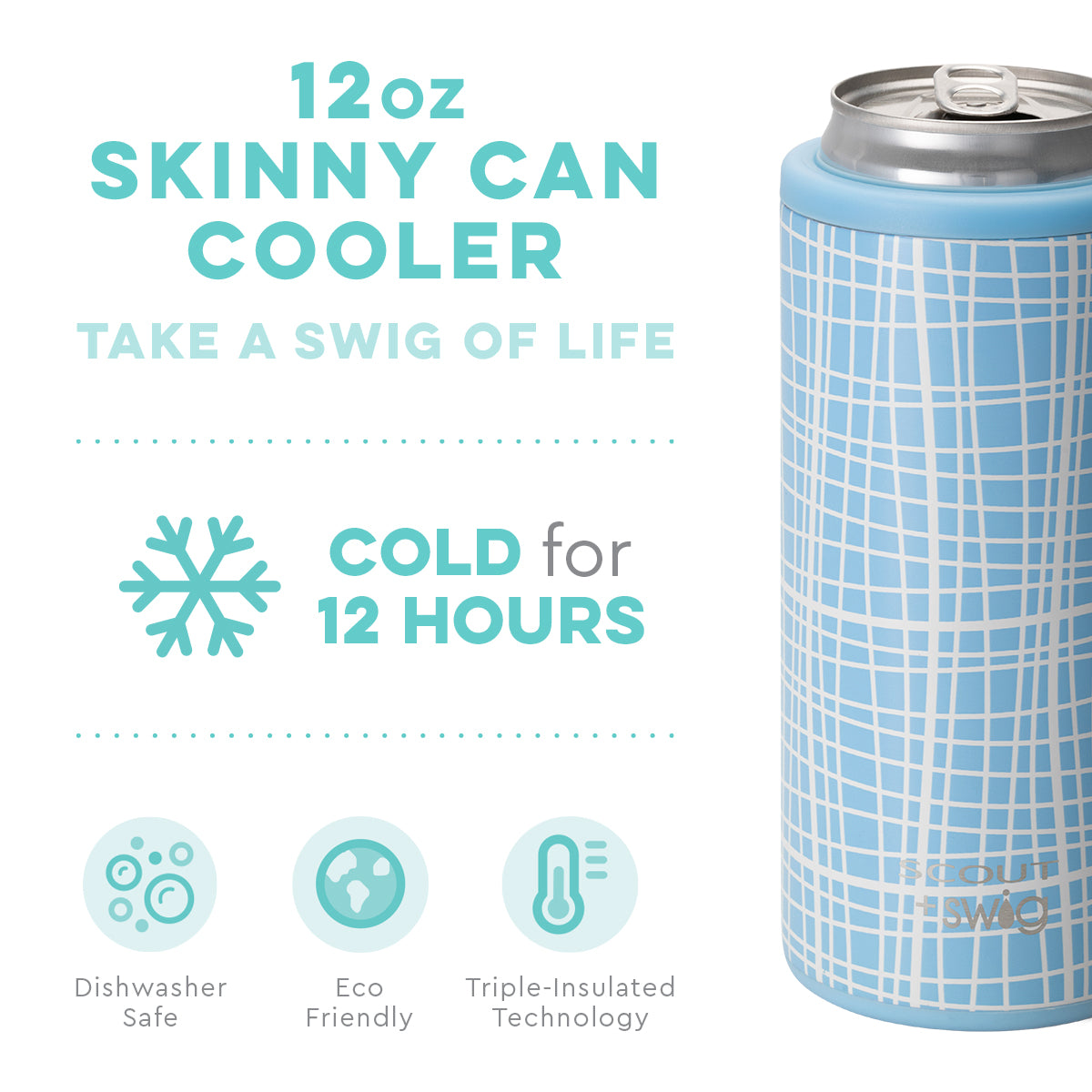 Swig + Scout - Screen Latifah Skinny Can Cooler (12oz)