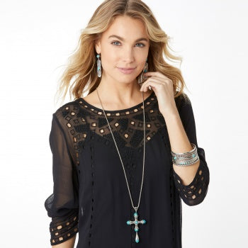 Southwest Dream Santos Convertible Cross Necklace