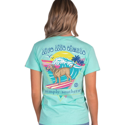 Surf Dog Live Life Simple Tee