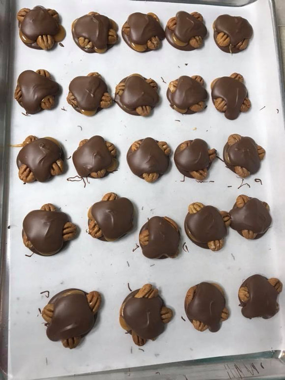 House Made Gourmet Chocolate turtles 1/2 LB