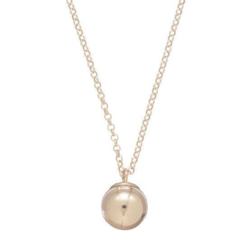 16" Necklace Gold - Clarity Charm