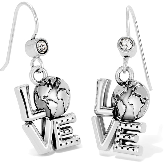 Love Earth French Wire Earrings