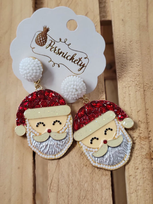 Santa Earrings